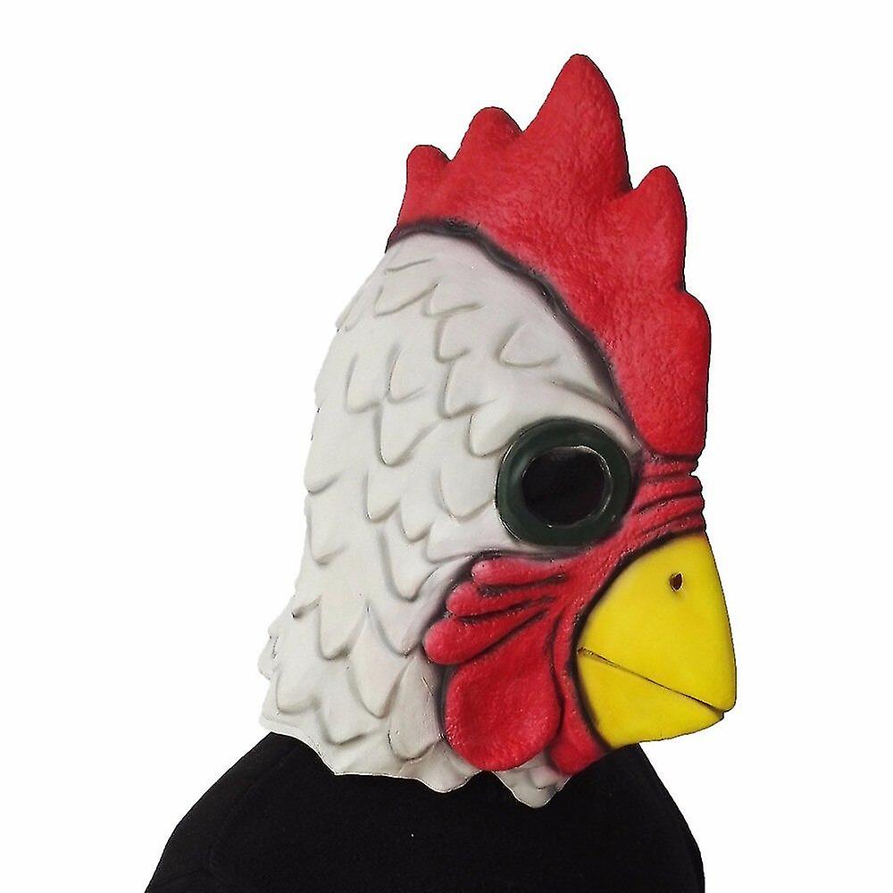 (Y)Rooster Mask Adults Mad Chicken Cockerel Mask Halloween Scary Funny Masquerade Cosplay Mask