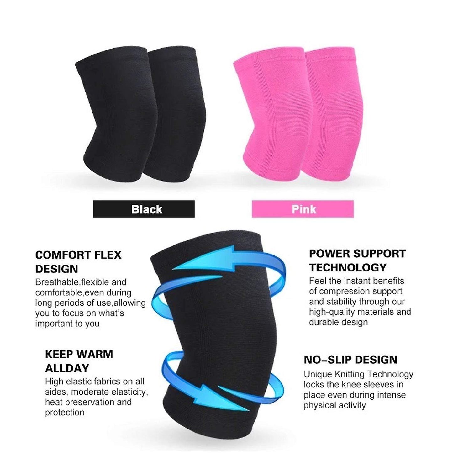 (Y)Knee Sleeves, B For Knees, Knee Sleeves For Added St