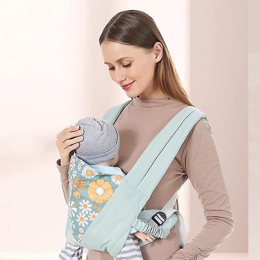 (Y)Baby Carrier Bag, Baby Carrier Strap, Hands-free Ergonomic Baby Carrier, Toddler Carriersmint Blue