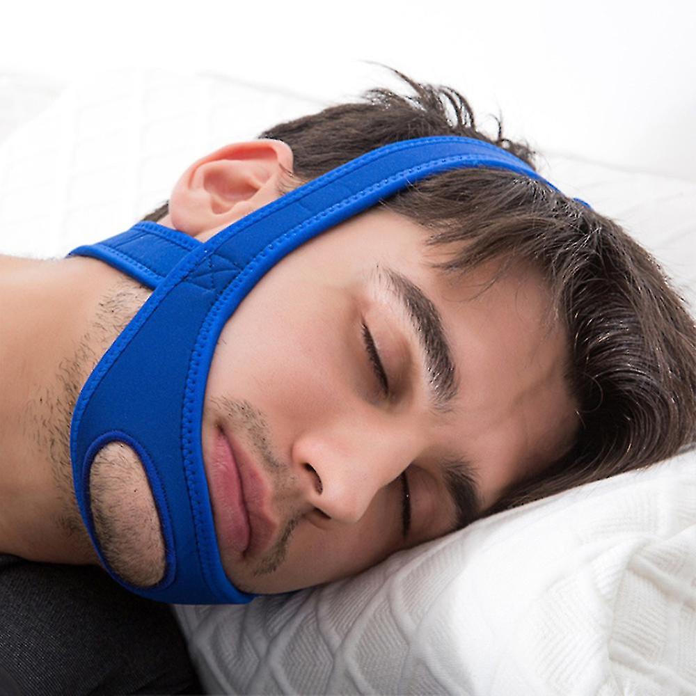 (Y)Adjustable Anti Snore Stop Snoring Chin Strap Belt For Sleeping