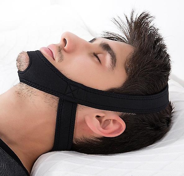 (Y)Adjustable Anti Snore Stop Snoring Chin Strap Belt For Sleeping