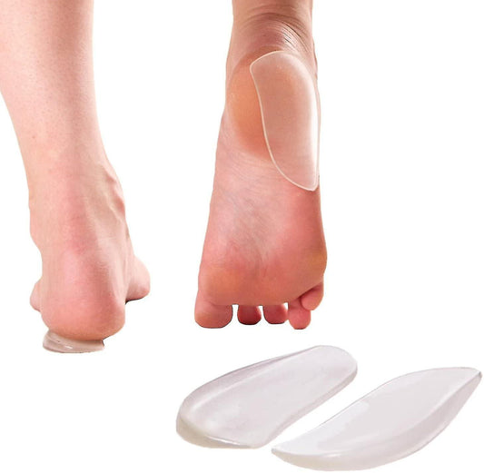 (Y)Medial And Lateral Heel Wedge Silicone Insoles (pair) - For Foot Alignment, Knee Pain, Supination And Pronation Correction