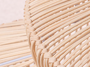 (Q)Handmade Rattan Pendant Light,,Rustic Style Rattan Pendant Light,Rattan Dome Decoration,Suitable for Living Room,Dining Room,Coffee Shop