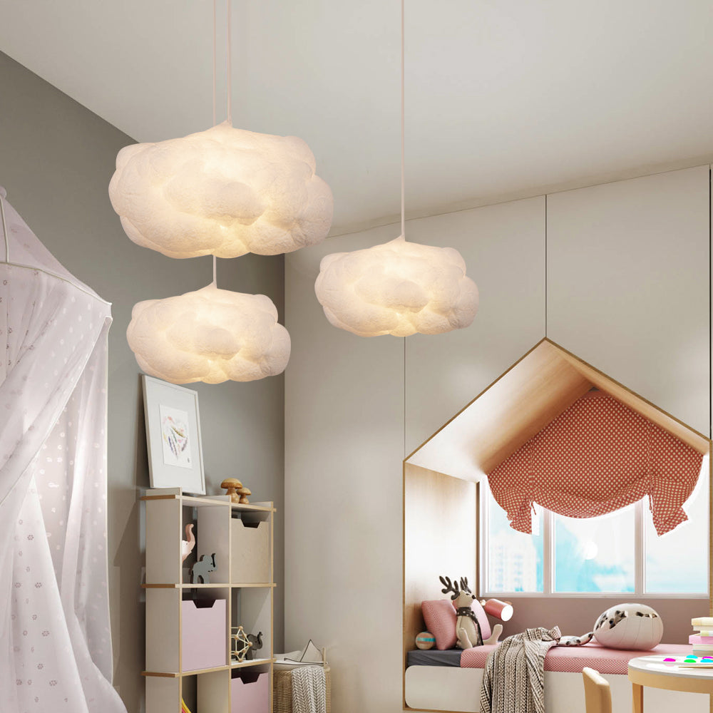 (M)White Cloud Pendant Lighting for Kids Room/Children's room/Nursery School