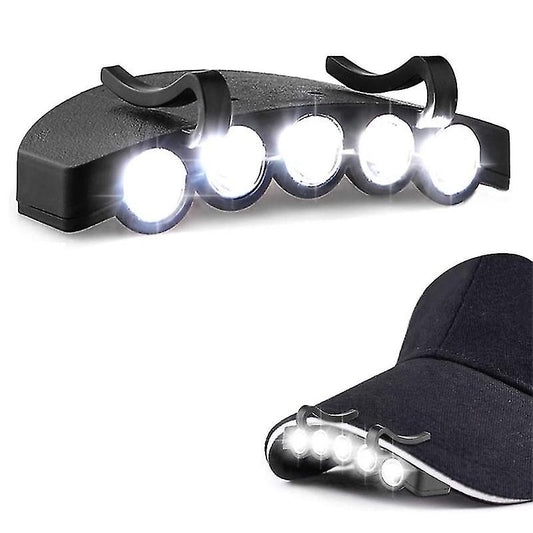 (Y)5led Clip Cap Light Hat Light Hat Light Fishing Headlight Night Fishing Light With Battery