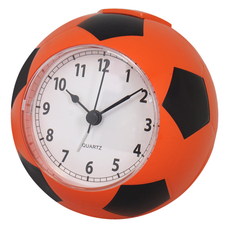 (Y)Boys Gift Creative Football Alarm Clock Desk Clock For Bedroom Home Decoration