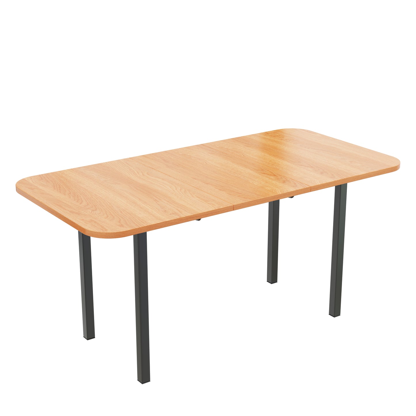 Classic Wood-Colored Extendable Dining Table