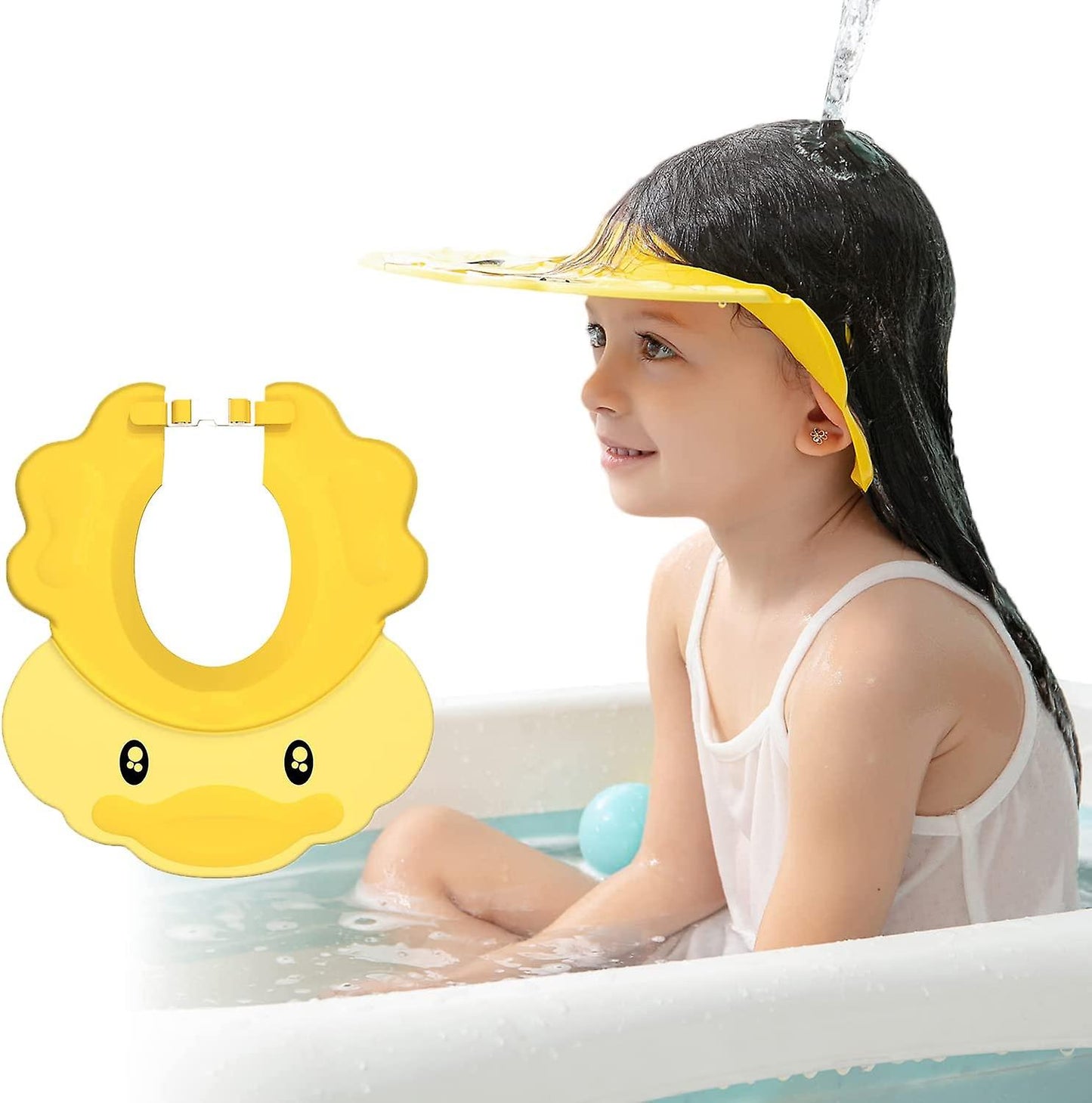 (Y)Children's Yellow Shower Cap, Safety Swimming Cap