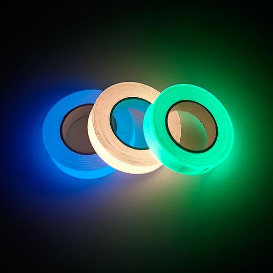 (Y)3pcs Glow-in-the-dark Sticker Glow-in-the-dark Tape Glow-in-the-dark Strip Tape Decoration