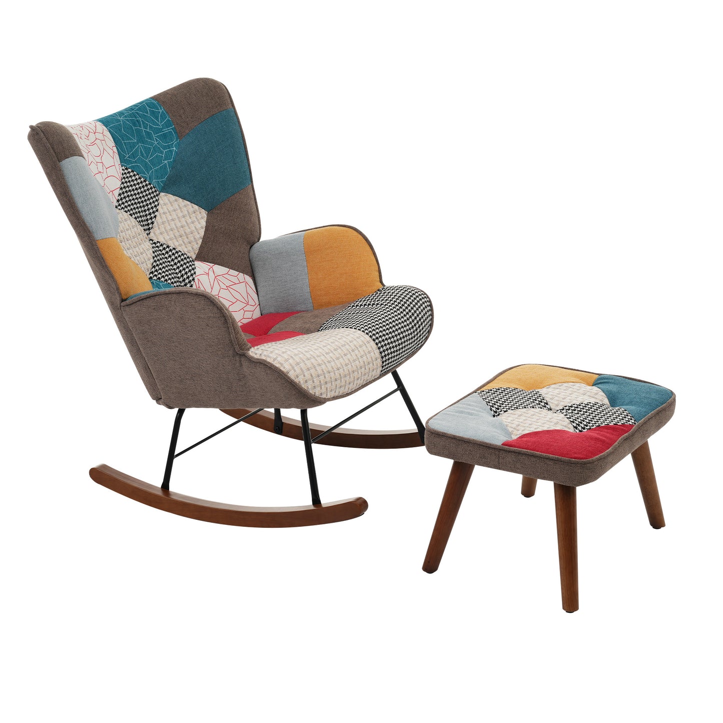 Elegant Rocking Chairs with Footrests-Comfort and Style for Your Living Room