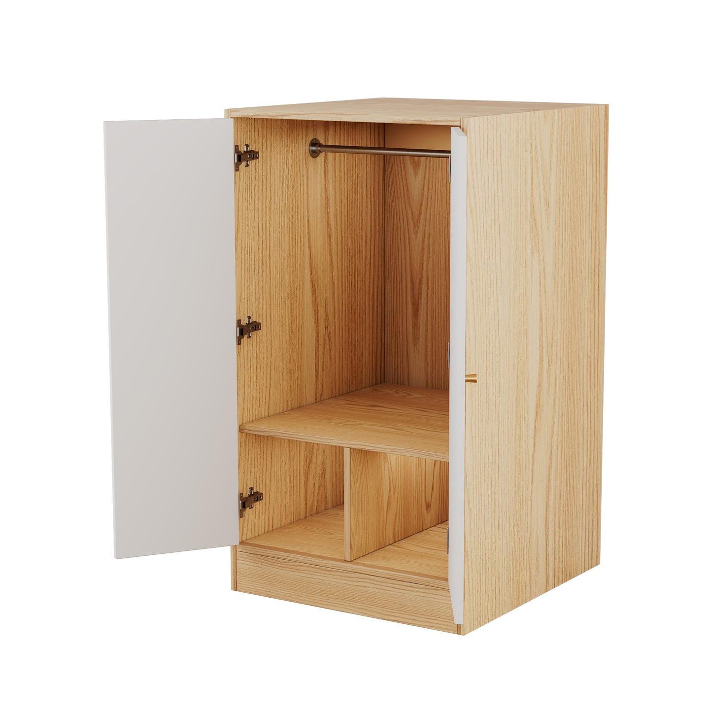 (Z)Minimalist Two Door Wardrobe - For bedroom, living room, children's roomMultifunctional storage cabinet