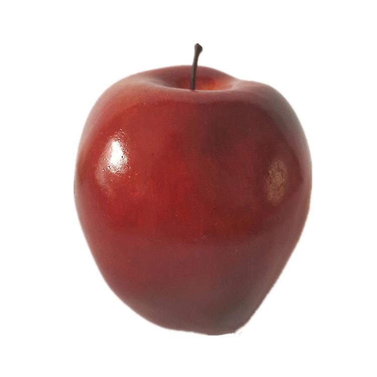 (Y)Artificial Apples Fake Fruits Red Delicious Apples For Decoration, Decorative Fruit, Faux Big Red Apples 8 Pcs