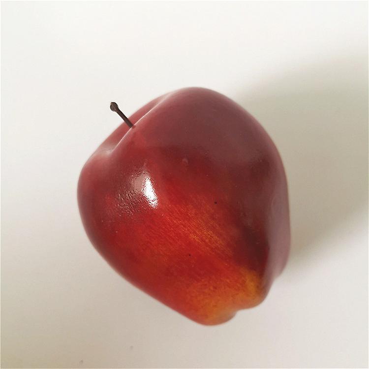 (Y)Artificial Apples Fake Fruits Red Delicious Apples For Decoration, Decorative Fruit, Faux Big Red Apples 8 Pcs