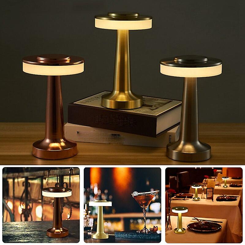 (Y)Touch Led Rechargeable Table Lamp Dining Table Bar Table Lamp Outdoor Small Night Lamp Decorative Table Lamp