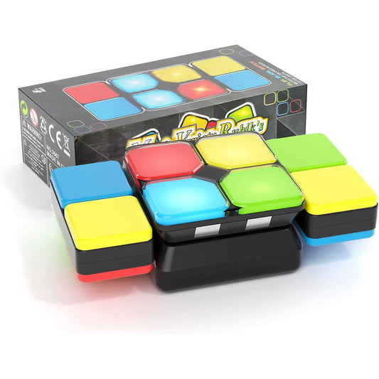 (Y)Music Magic Cube Handheld Electronic Game Devil's Cube Kids Logic Puzzle With 4 Modes