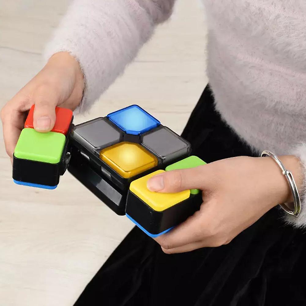 (Y)Music Magic Cube Handheld Electronic Game Devil's Cube Kids Logic Puzzle With 4 Modes