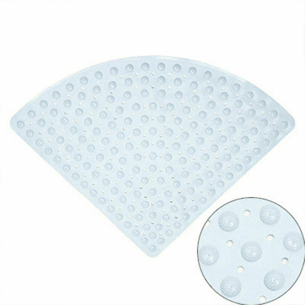 (Y)Shower Insert Shower Mat Quarter Circle Corner Anti-slip Mat For Corner Showers