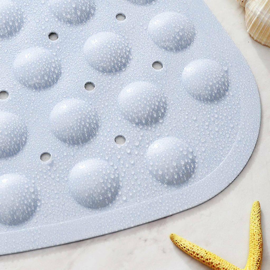 (Y)Shower Insert Shower Mat Quarter Circle Corner Anti-slip Mat For Corner Showers