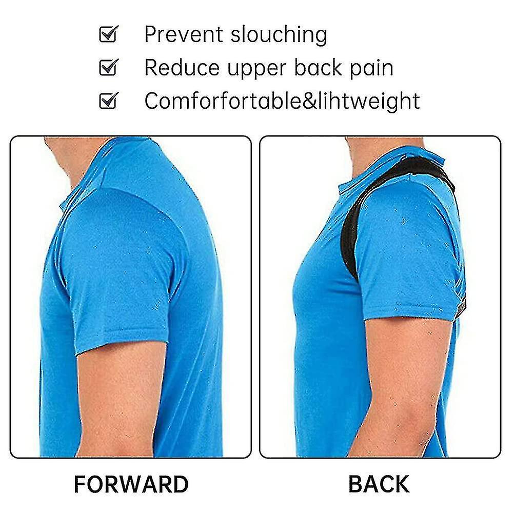 (Y)2pcs Posture Corrector Adjustable Invisible Back Straightener For Men Women Children Posture Correction