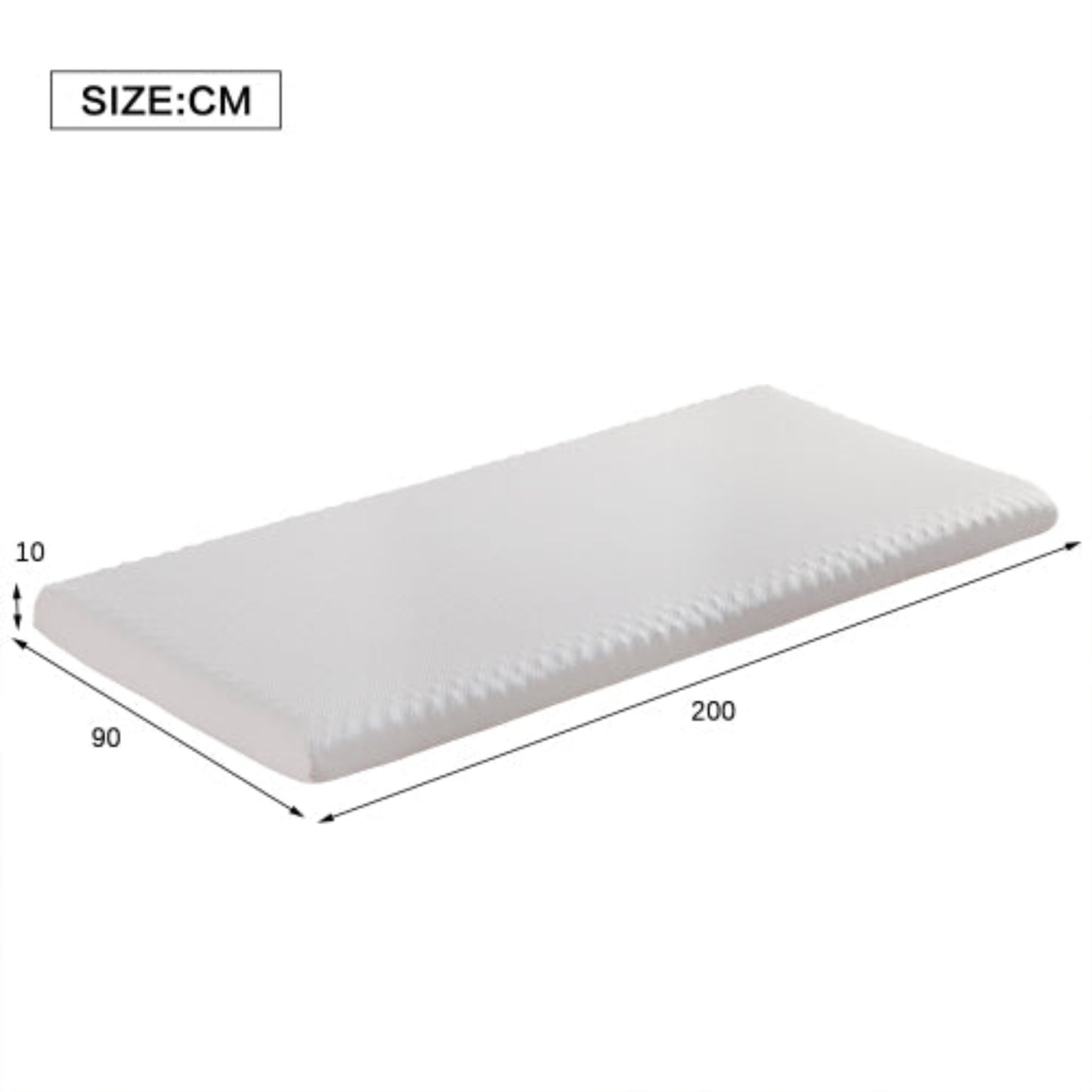 Oeko-Tex Certified Ergonomic Multi-Purpose Honeycomb Mattress - White Natural