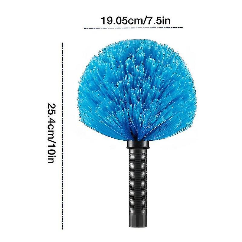 (Y)Extendable Cobweb Duster Screw On Webster Head Fits Standard Us 3/4 Inch Acme Threaded Poles Indoor & Outdoor Use