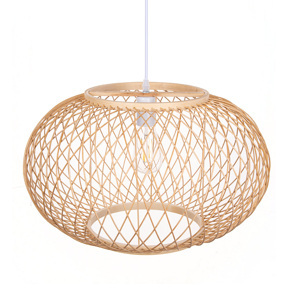 Boho Bamboo Pendant Lighting for Home Lighting Fixture