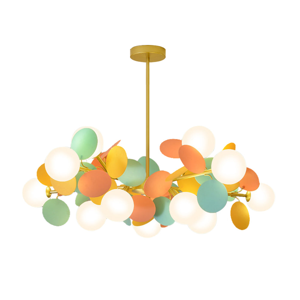 (M)Coloful Glass Pendant Light for Living Room/Bedroom