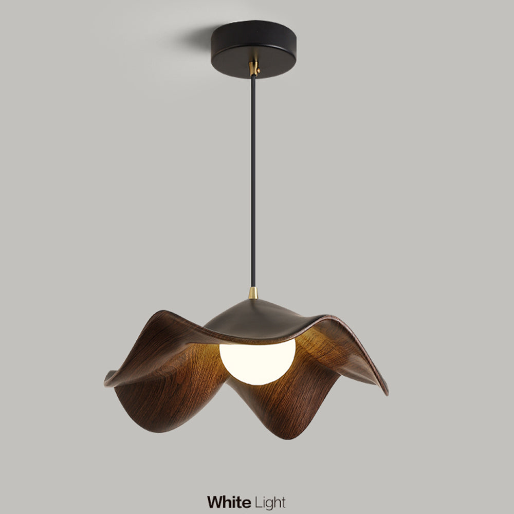 (Z)Log-grain color pendant light, Nordic style, ceiling-mounted lighting fixture