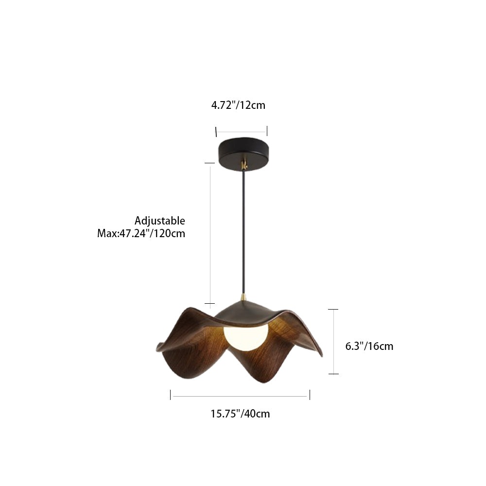 (Z)Log-grain color pendant light, Nordic style, ceiling-mounted lighting fixture