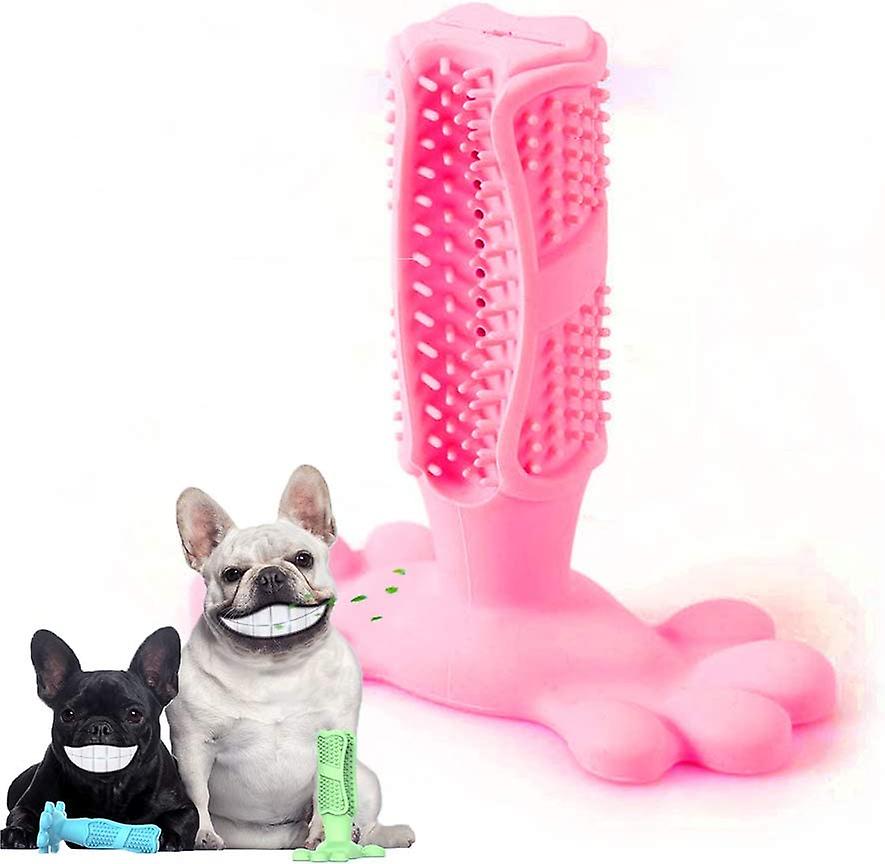 (Y)Dog Chew Toothbrush Teeth Stick Toothbrush Cleaning Toys, Pet Dental Oral Care, Natural Rubber Bite Resistant Chew Dog Toys