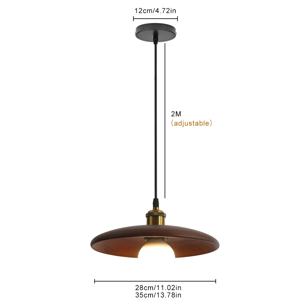 (M)Small Pendant Lighting Brown Bedside Chandelier For Dining Room Bedroom