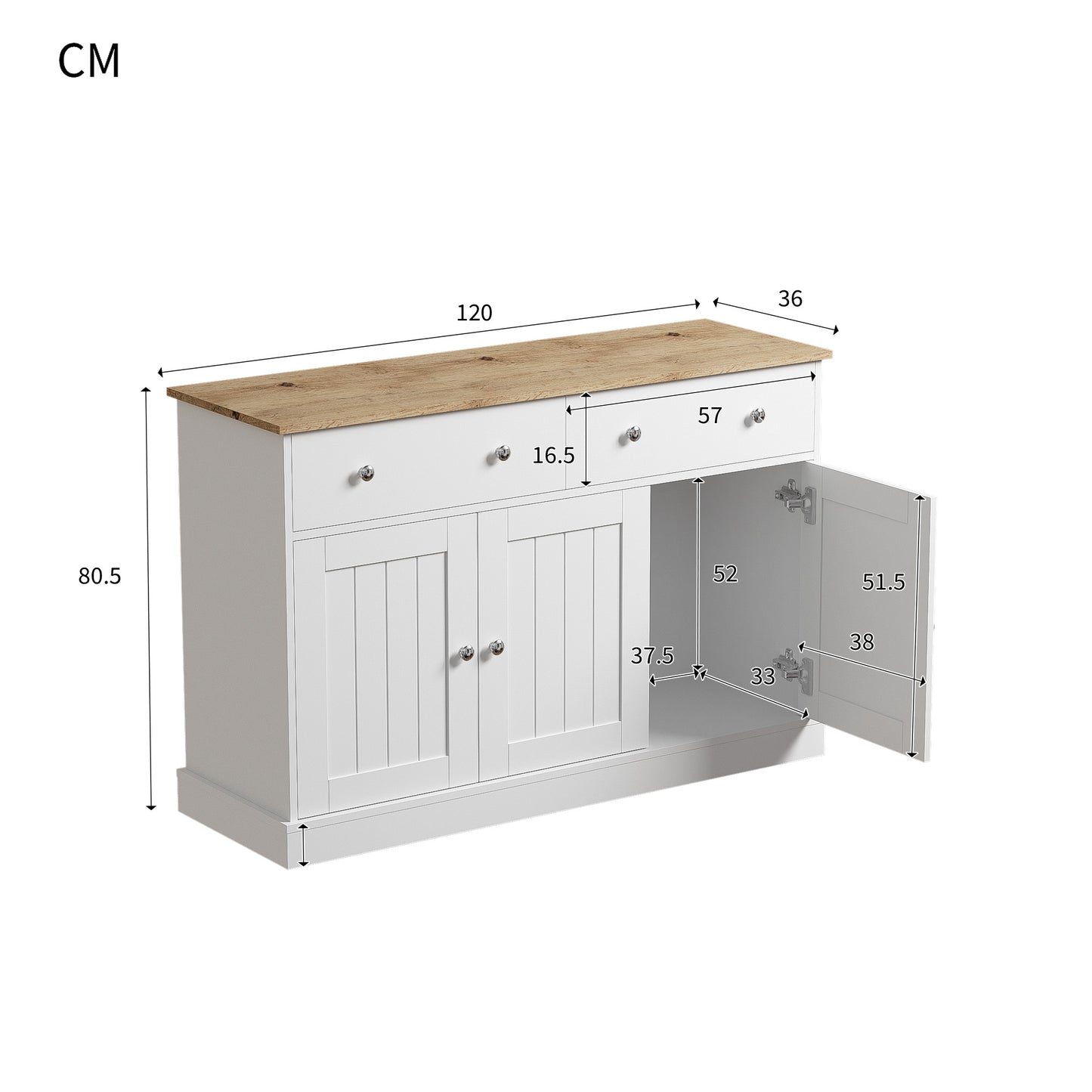 Versatile Semi-Circular Bedside Table with Interchangeable Drawers