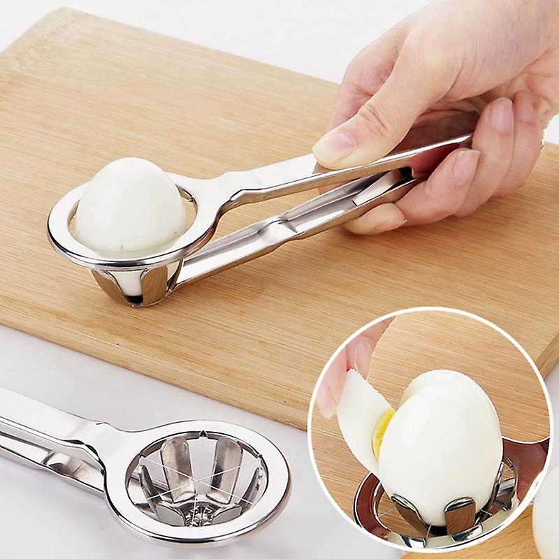 (Y)Kitchen Egg Slicer Non-slip Practical Kitchen Tool Cut Egg Wedger Cutter For Hotel