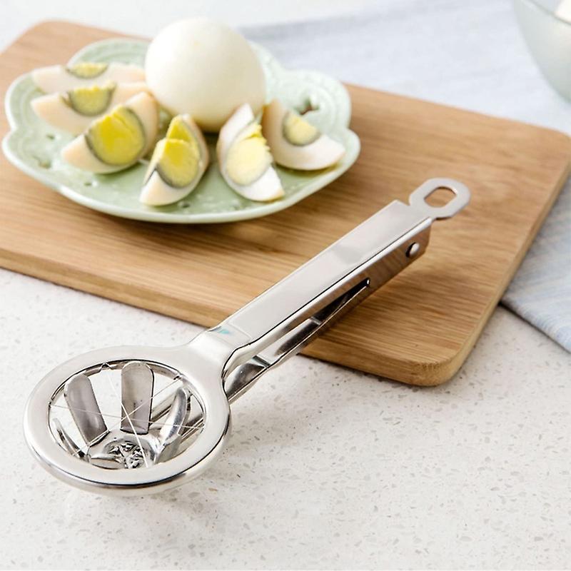 (Y)Kitchen Egg Slicer Non-slip Practical Kitchen Tool Cut Egg Wedger Cutter For Hotel