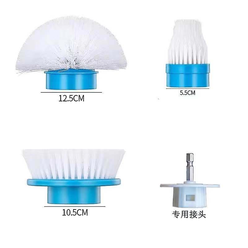 (Y)Household Electric Drill Cleaning Brush Electric Cleaning Brush Car Beauty Electric Drill Brush Tile Bathroom Cleaning Brush