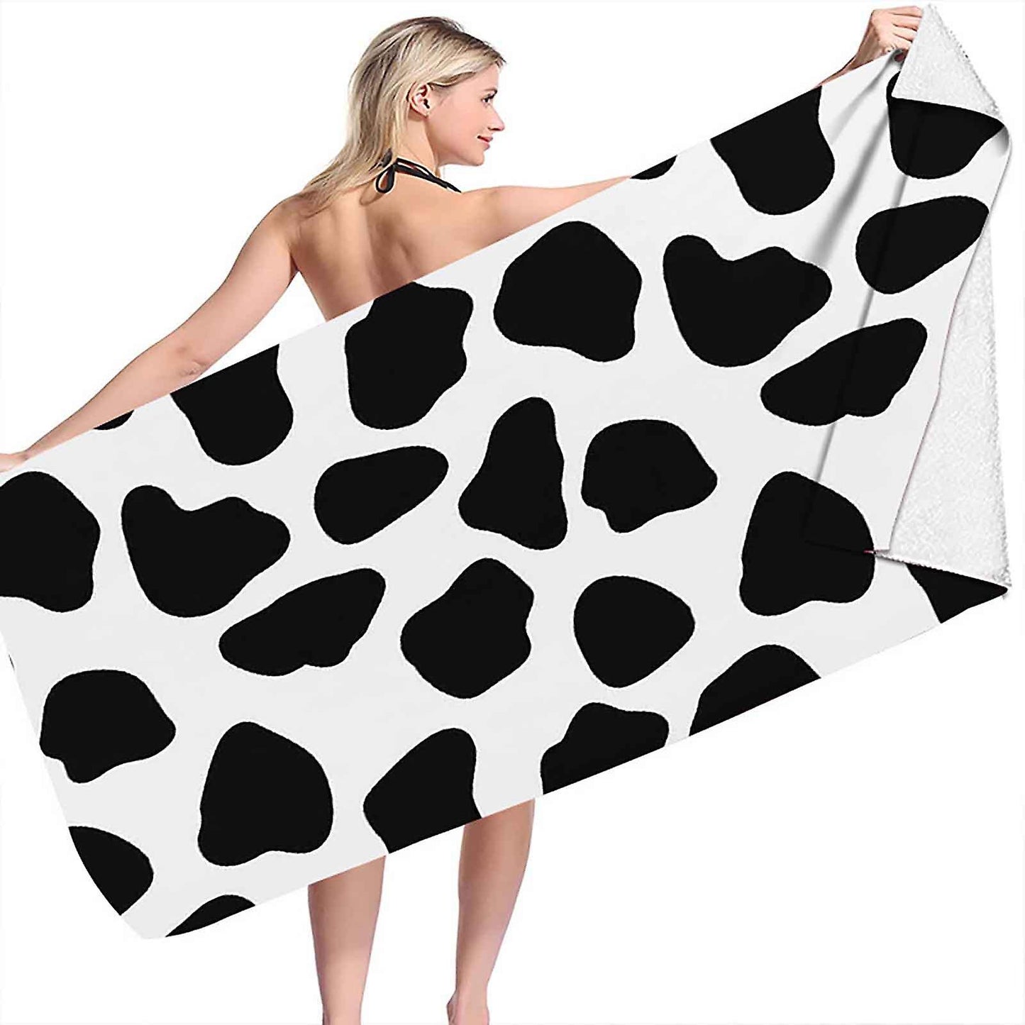 (Y)Beach Towel Cow Pattern Series