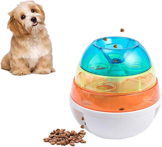 (Y)Treat Tower Dog, Dog Treat Ball, Adjustable Dog Treat Dispensing Dog Toys, Dog Treat Tower Toy Pet Slow Feeder Ball