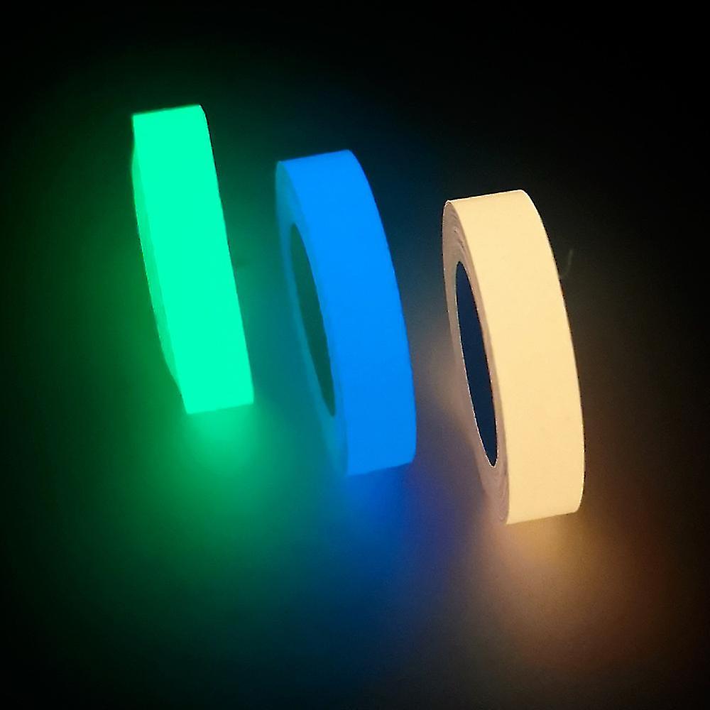 (Y)3pcs Glow-in-the-dark Sticker Glow-in-the-dark Tape Glow-in-the-dark Strip Tape Decoration