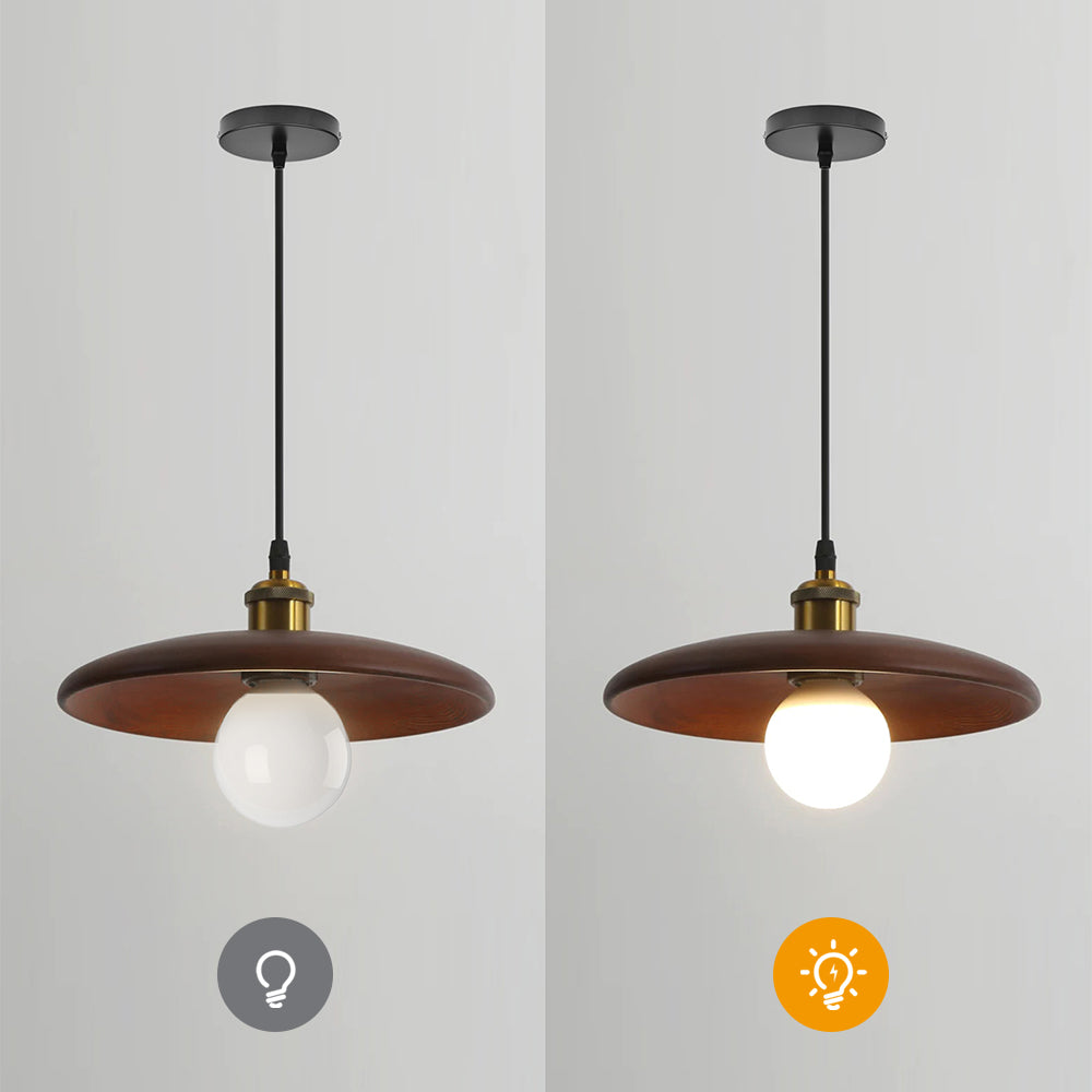 (M)Small Pendant Lighting Brown Bedside Chandelier For Dining Room Bedroom