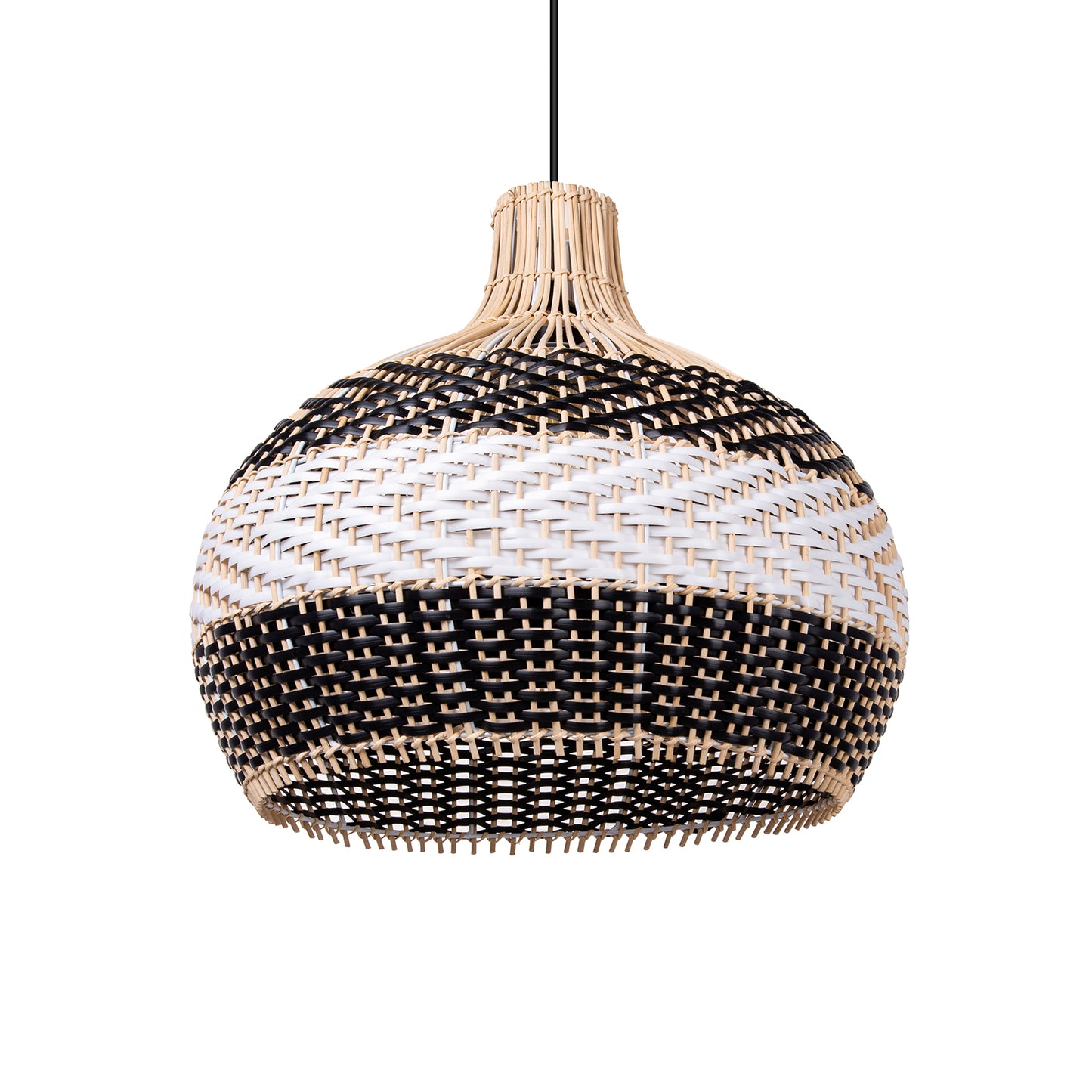 Single Rattan Pendant Light Fixtures for Kitchen Island