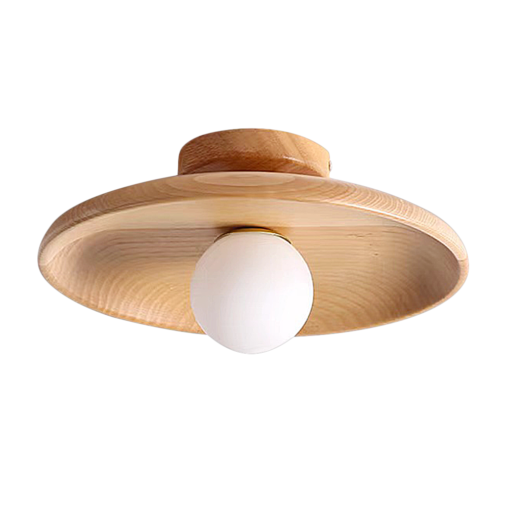 (Z)Simple Wooden Ceiling Light with Nordic Aesthetics That deal for Aisle, Entrance, Hallway