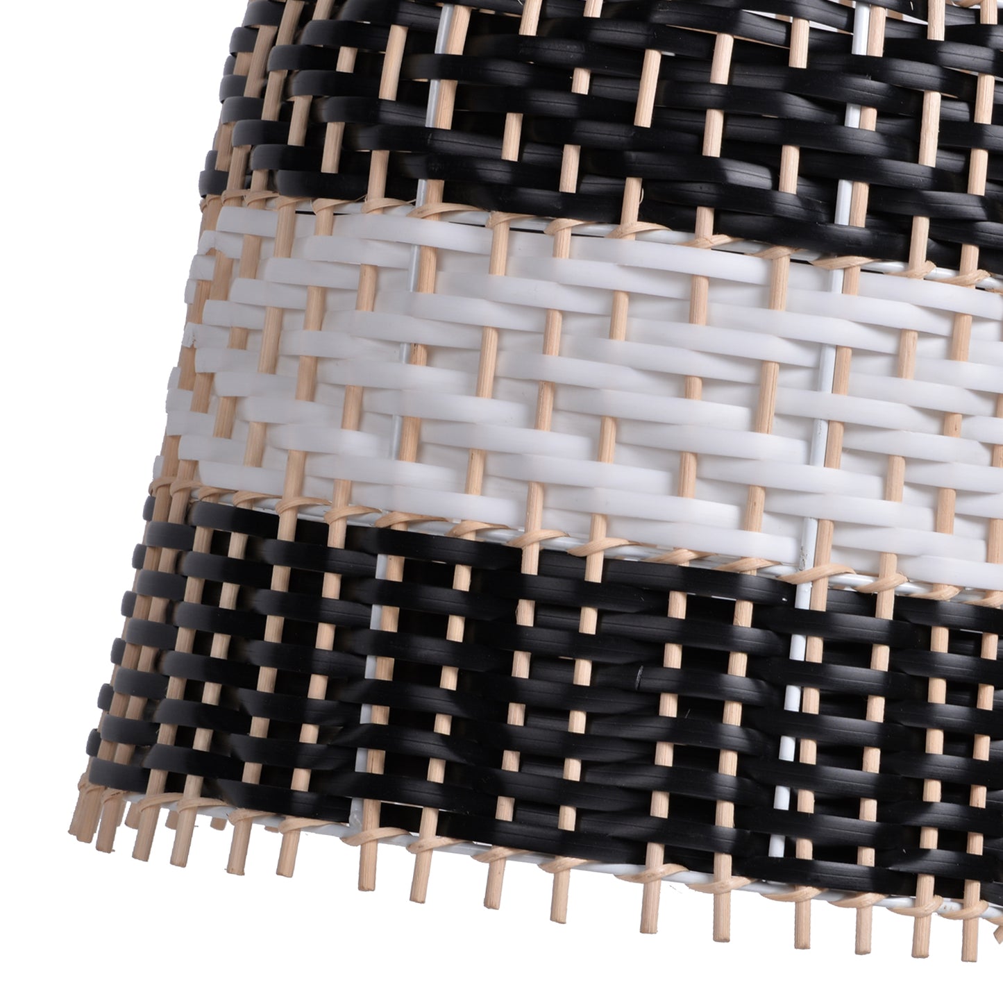 Drum Rattan Pendant Light Fixture For Living Room