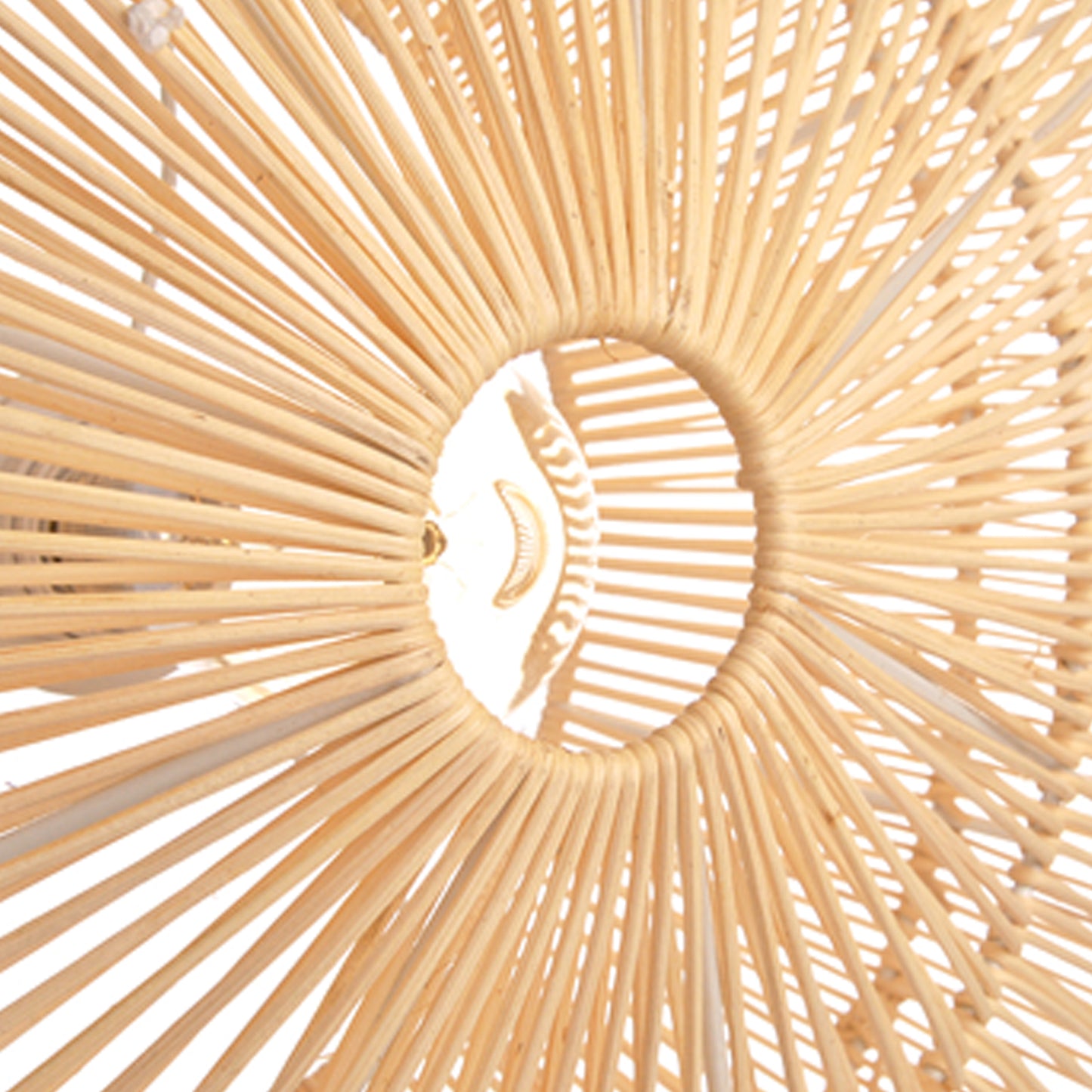 （Q)Handmade Rattan Woven Pendant Light, Modern Minimalist Style Rattan Woven Pendant Light, Suitable for Living Room, Kitchen, Island, Dining Room