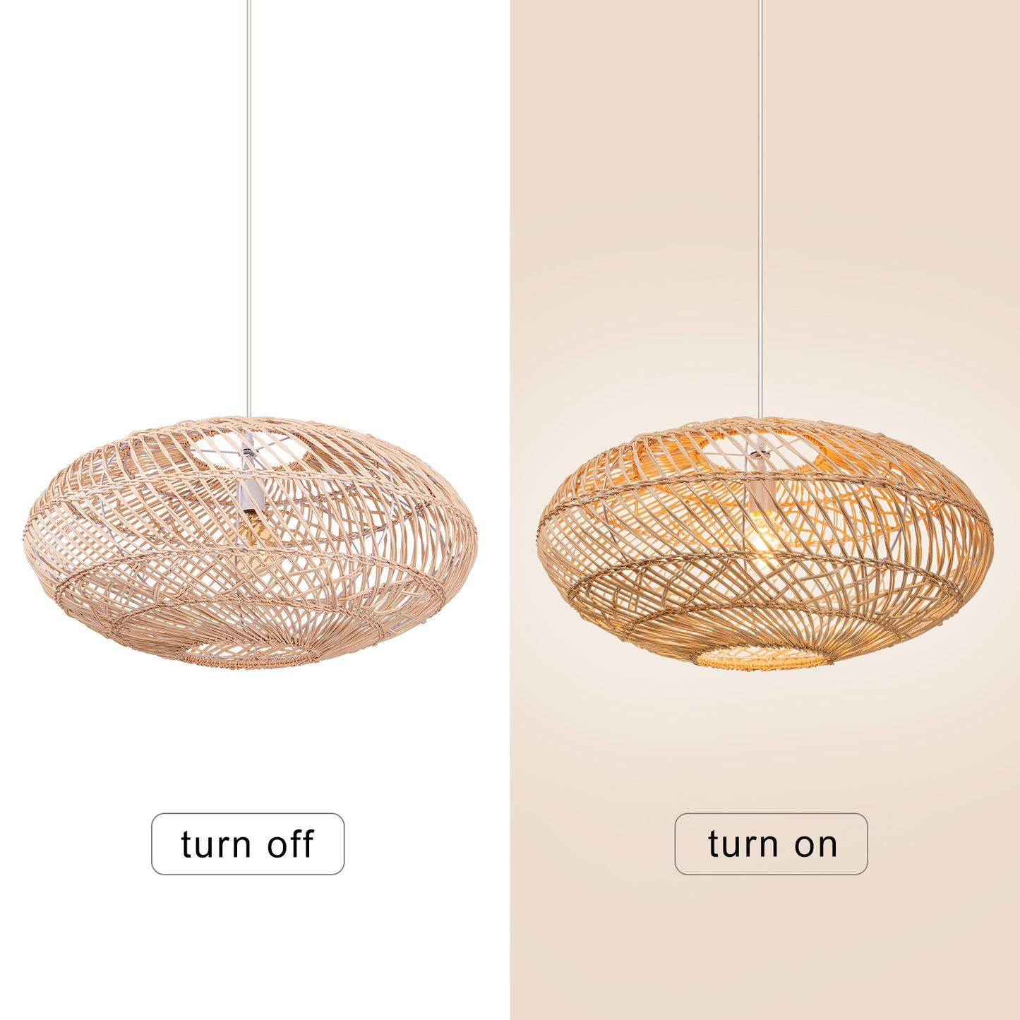 (M)1-Light Pendant for Living Room