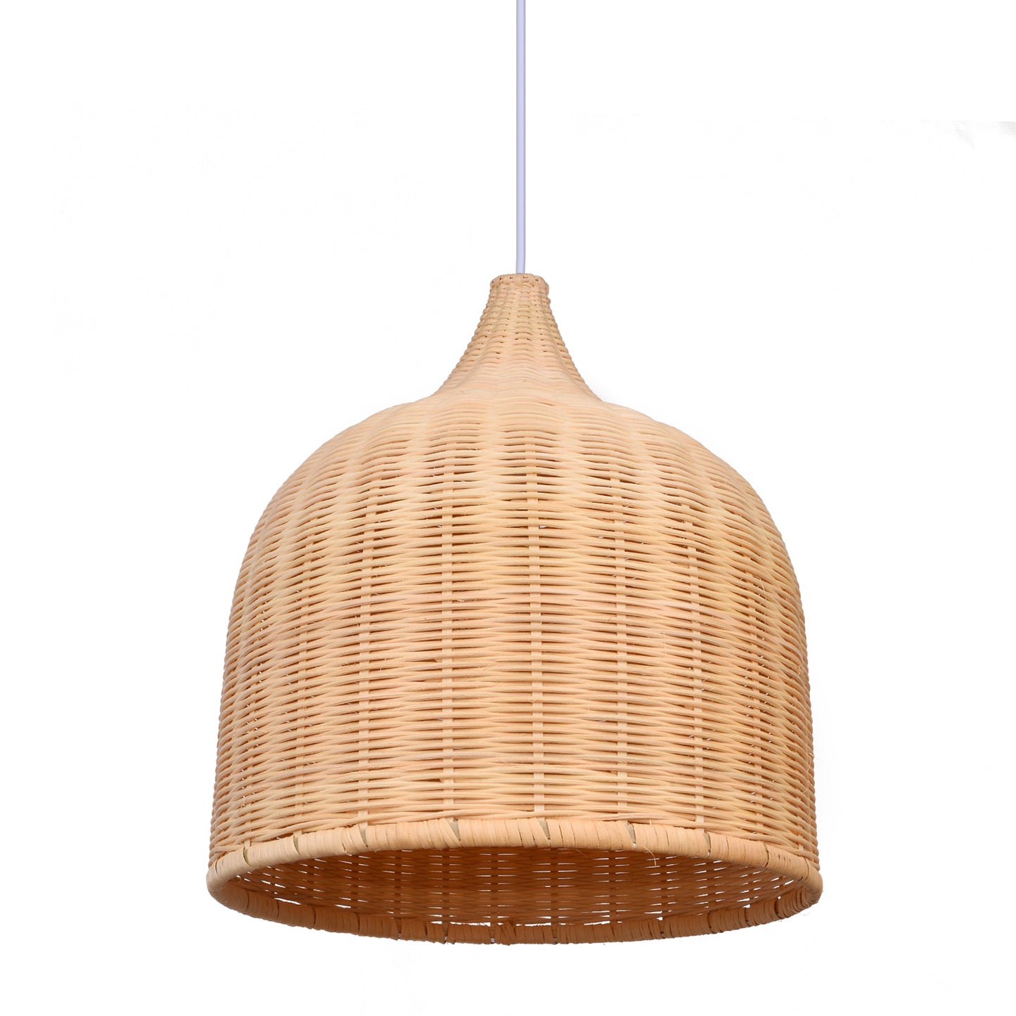 (M) Rattan Chandelier Pendant Lighting E27 Large Hanging Lampshade Fixture for Home Decoration