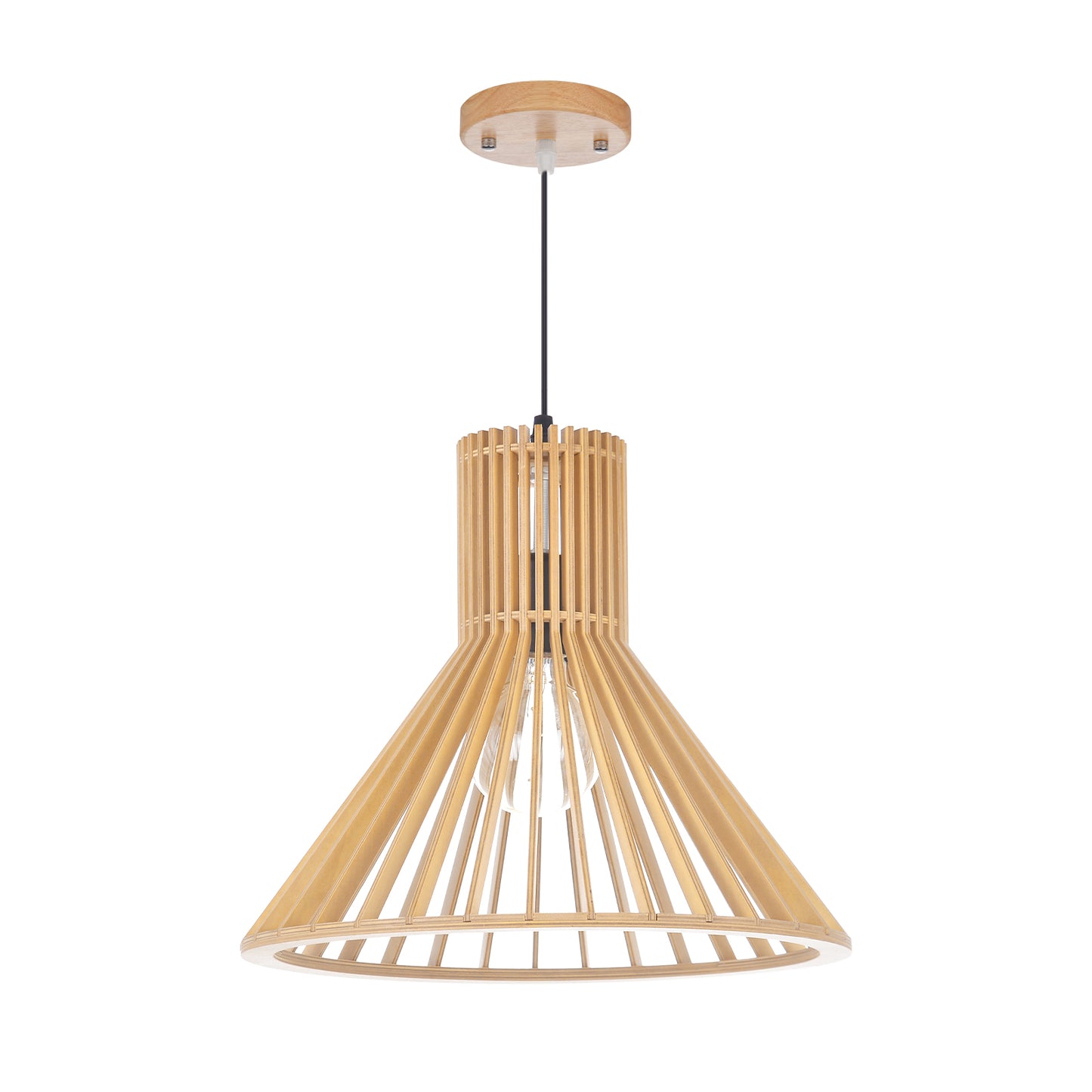 (Z)ARTURESTHOME Modern minimalist wooden chandelier for dining room, living room and bedroom in Scandinavian style home décor