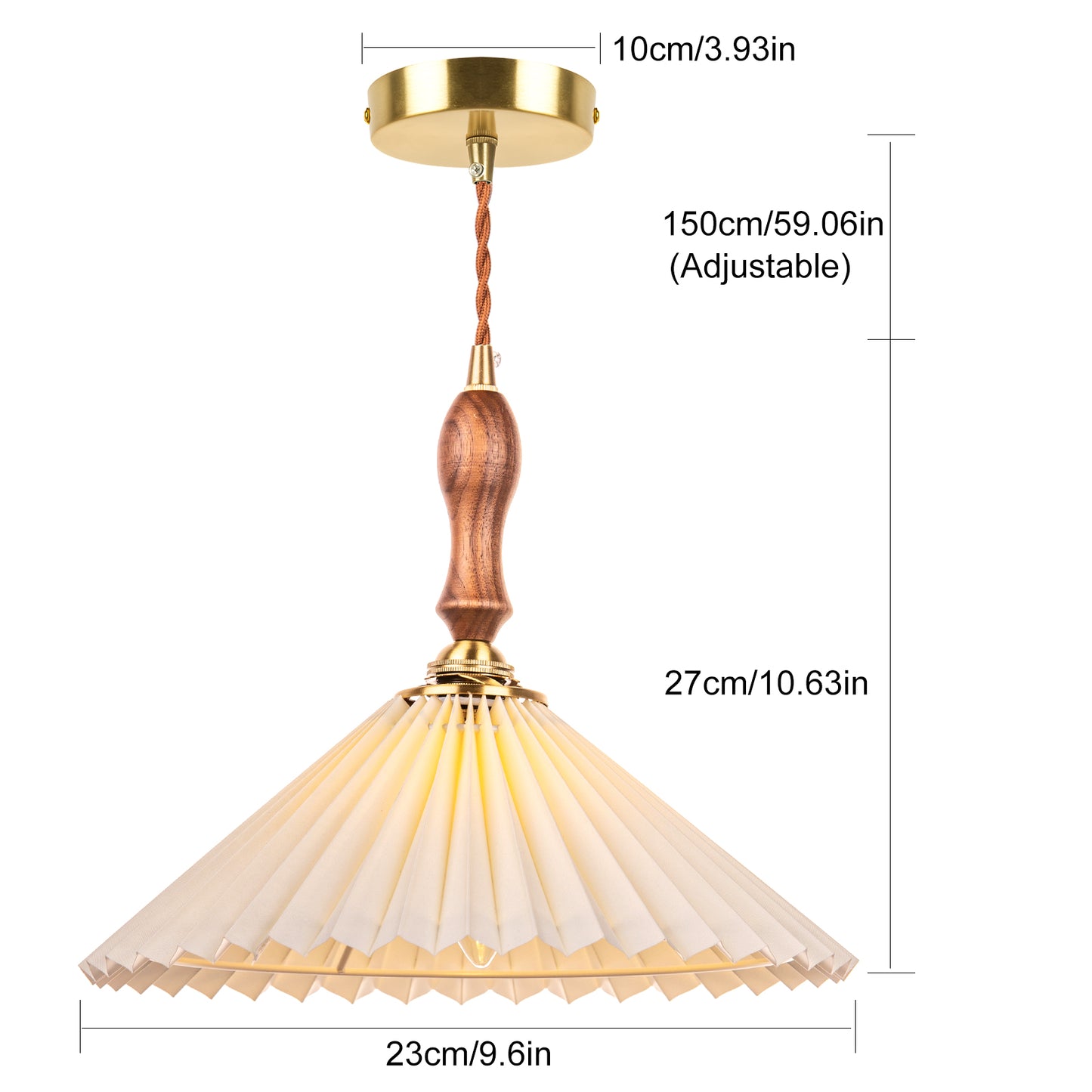 (Z)ARTURESTHOME Bamboo Pendant Light Light Hanging Chandelier Rattan Handmade Hanging Lights Fixture for Kitchen Island Living Room Bedroom