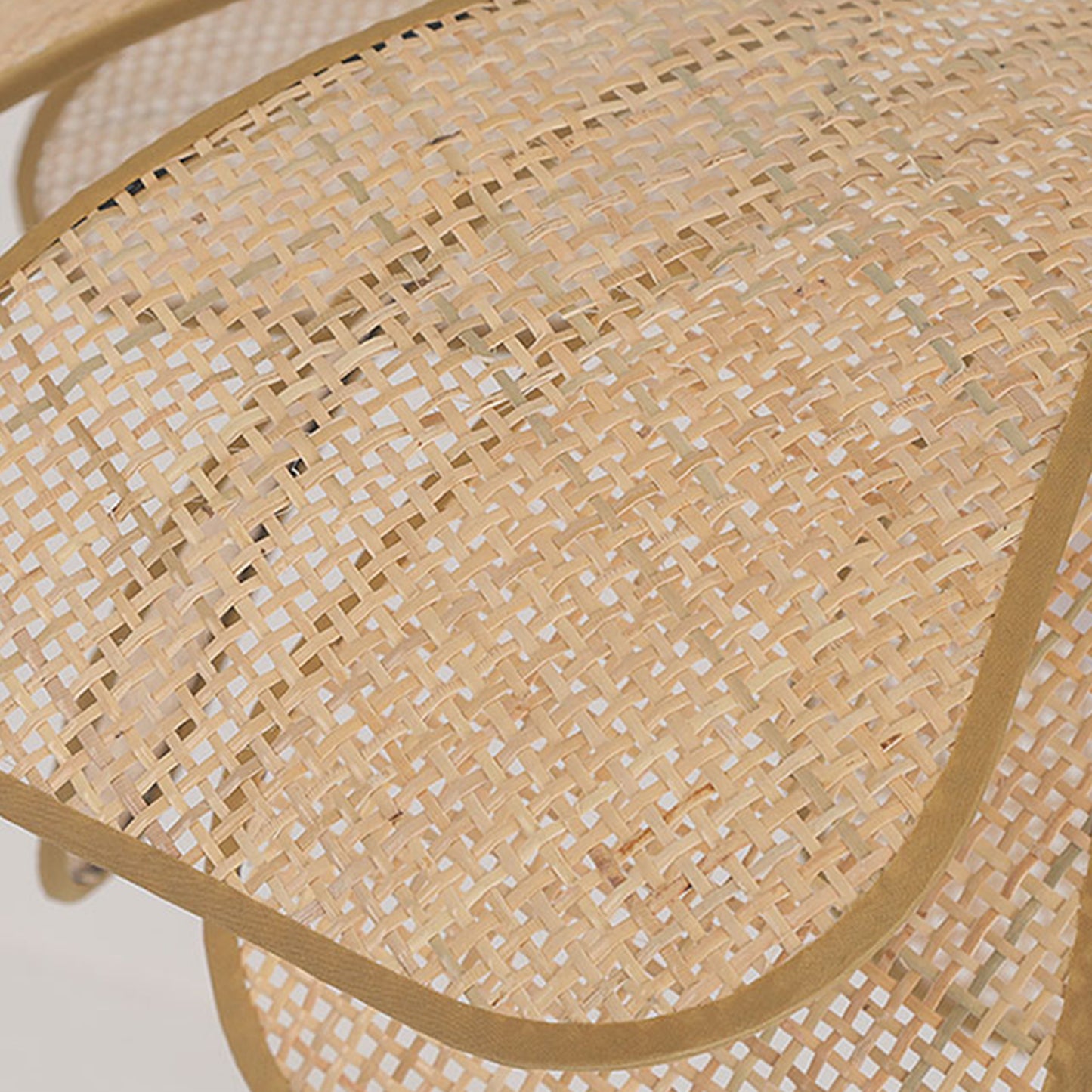 (Q)23.6 Inch Hand Woven Rattan Pendant Light, Bohemian Style Rattan Pendant Light, Suitable for Kitchen Island, Living Room, Bedroom