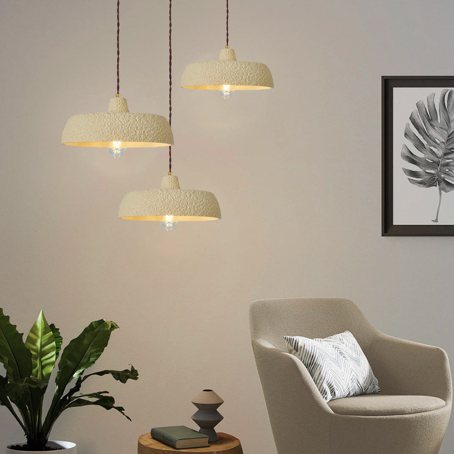 Nordic Retro Wabi-sabi Style Home Art Chandelier