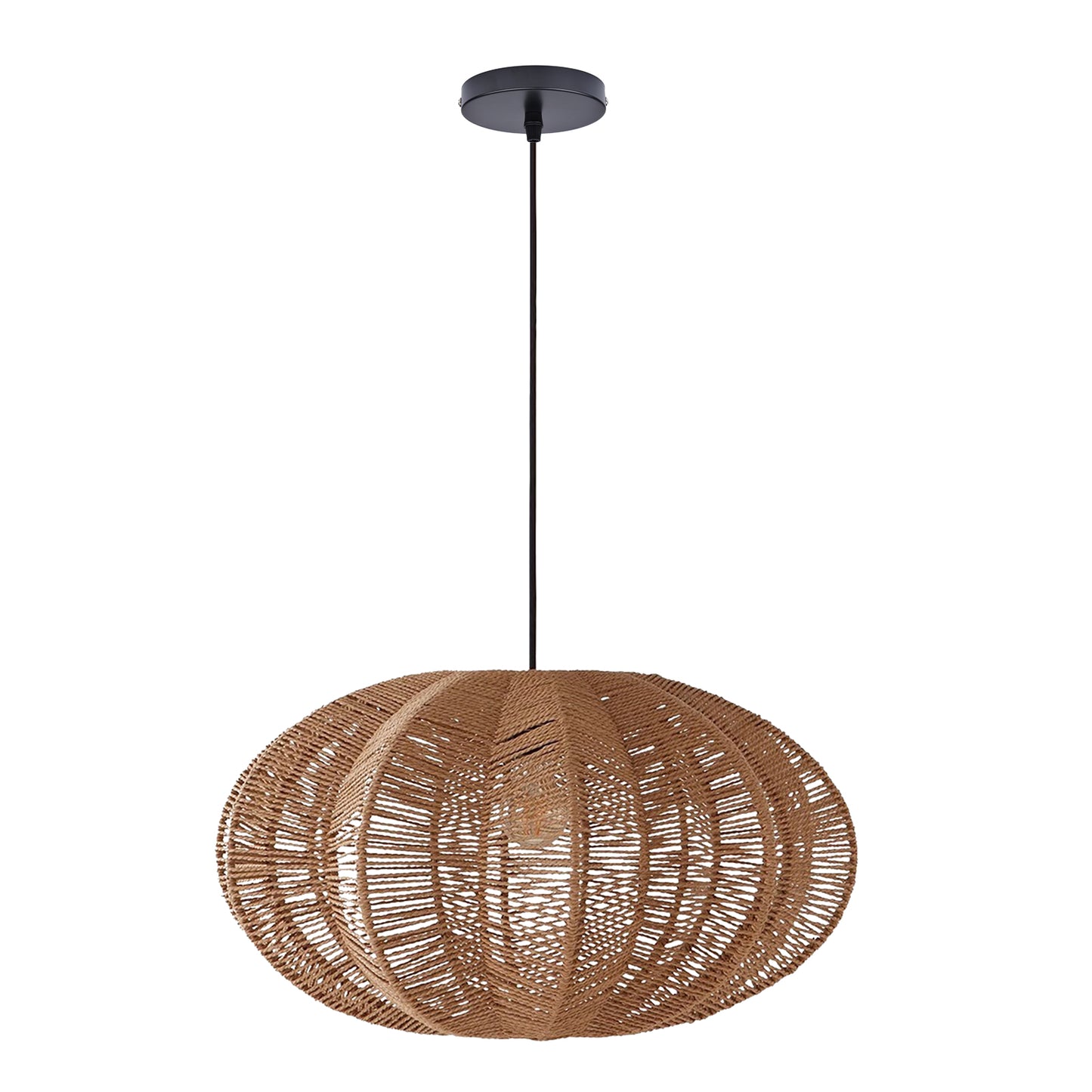 Japanese Zen Rattan Handmade Chandelier Lighting Shade